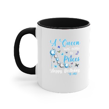 Discover Pisces Queen Accent Mugs