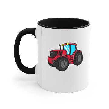 Discover Tractor agriculture children gift idea Accent Mugs