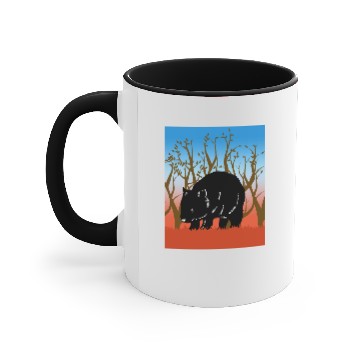 Discover Wombat In The Outback In Australia Accent Mugs