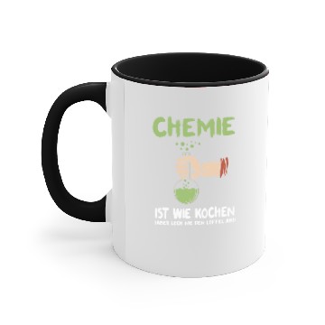 Discover chemistry saying chemist geek laboratory experimen Accent Mugs