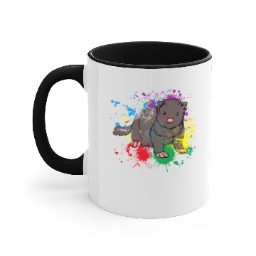 Discover Splash Ferret Accent Mugs