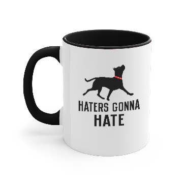 Discover Haters Gonna Hate Pit Accent Mugs