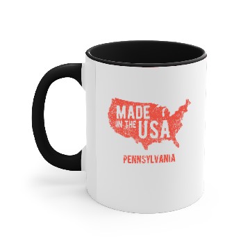 Discover Made in the USA Pennsylvania Accent Mugs