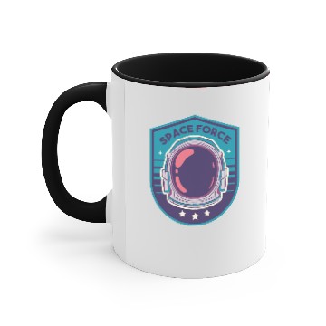 Discover space force Accent Mugs