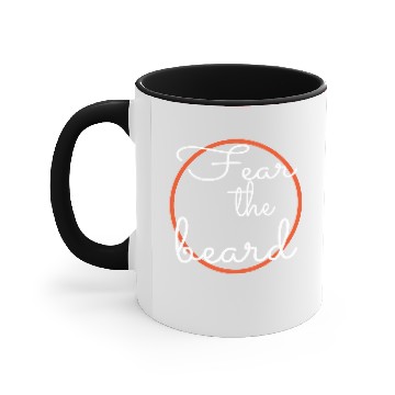 Discover beard - Fear the beard Accent Mugs