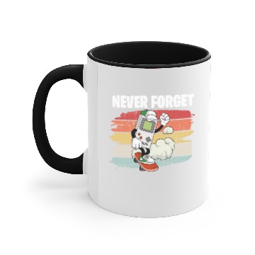 Discover Retro Never Forget 80s 90s Throwback Vintage Accent Mugs