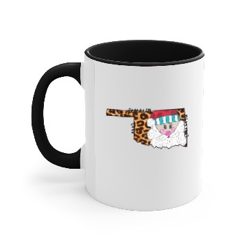 Discover Leopard Santa Oklahoma Accent Mugs