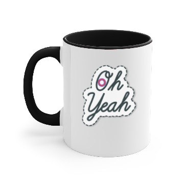Discover Oh Yeah Accent Mugs