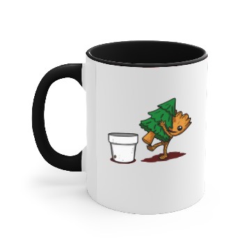 Discover Christmas Tree Groot Accent Mugs