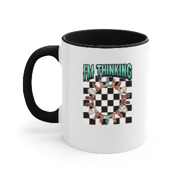 Discover Chess Checkmate Funny Board Game Gift Accent Mugs