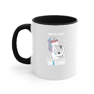 Discover Wrong Unicorn- Prostate Cancer Awareness Accent Mugs