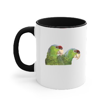 Discover lilac-crowned parrot Accent Mugs