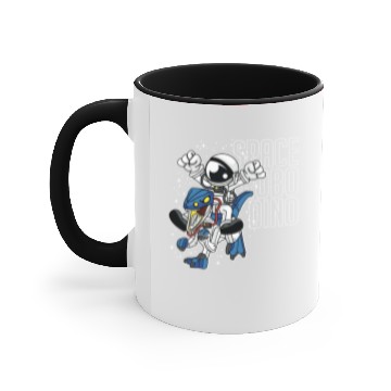 Discover Comic - Astro Dino Robot - dark Accent Mugs