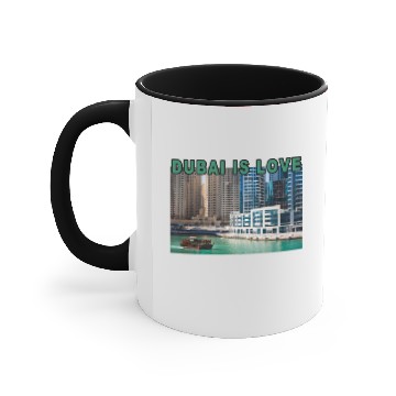 Discover Dubai Is Love - Gift Idea Accent Mugs