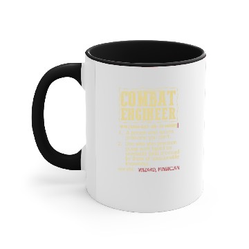 Discover Combat Engineer Dictionary Term Accent Mugs