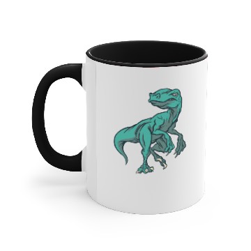 Discover velociraptor Accent Mugs