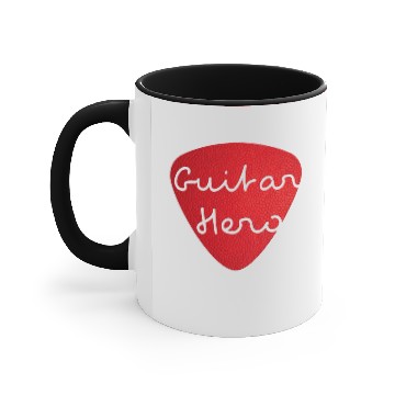 Discover Guitar Hero - Leather - Poster Accent Mugs