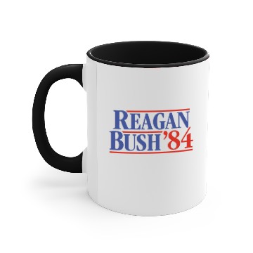 Discover Reagan Bush 84 Accent Mugs