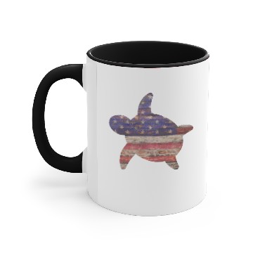 Discover Rustic Wood American Flag Accent Mugs