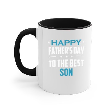 Discover Happy Fathers Day To The Son Accent Mugs