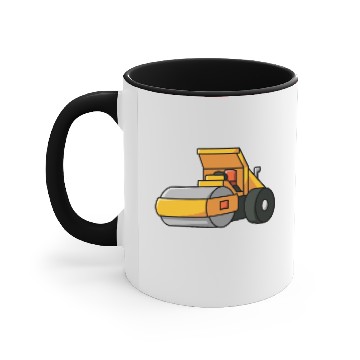 Discover steamroller construction site machine Construction Accent Mugs