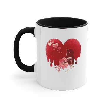 Discover Bleeding heart for valentines Accent Mugs