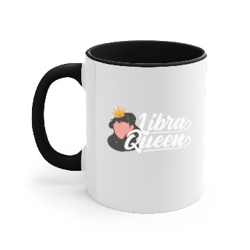 Discover Libra Queen - Astrology Accent Mugs