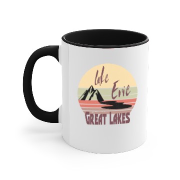 Discover Lake Erie Accent Mugs