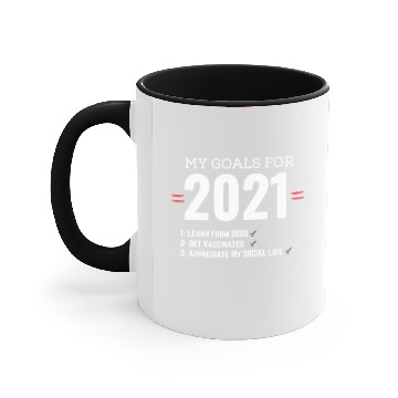 Discover MY GOALS For 2021 Accent Mugs