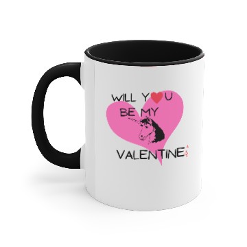 Discover Will you be my VALENTINE Accent Mugs