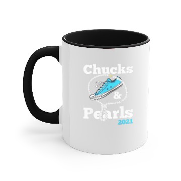 Discover Chucks and Pearls Accent Mugs