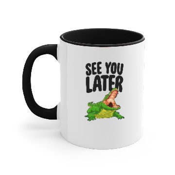 Discover See You Later Alligator Accent Mugs