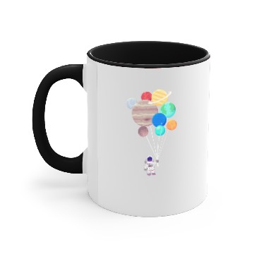 Discover Astronaut Planets Balloons Astronomy Accent Mugs
