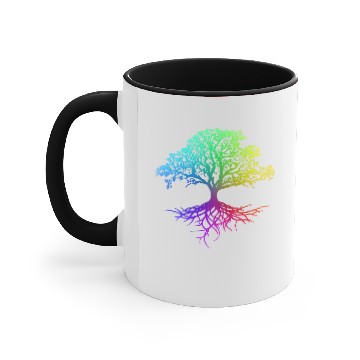 Discover Rainbow Tree Accent Mugs
