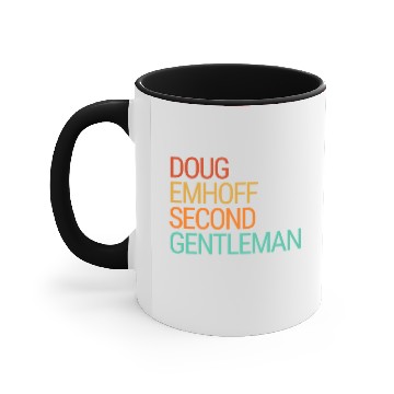 Discover Doug Emhoff as Second Gentleman SGOTUS Kamala Harr Accent Mugs