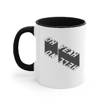 Discover OH YEAH Accent Mugs