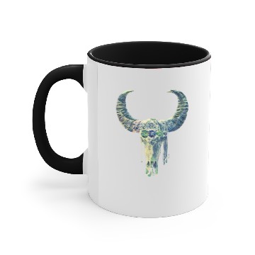 Discover buffalo skull Accent Mugs