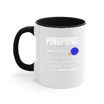 Discover Ping-pong, Table Tennis, Table Tennis, Serve Accent Mugs