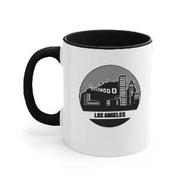 Discover Los Angeles California Skyline Accent Mugs