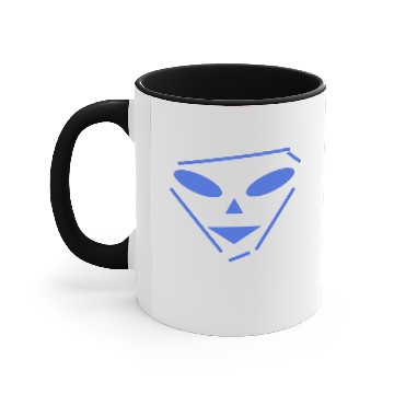 Discover ALIEN FACE LUCA EDITION ROYAL BLUE Accent Mugs