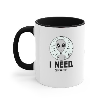 Discover I Need Space - Social Distancing Accent Mugs