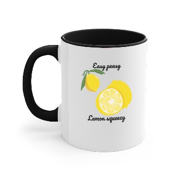 Discover Easy Peasy Lemon Squeezy Accent Mugs