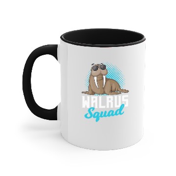 Discover Walrus Squad Accent Mugs