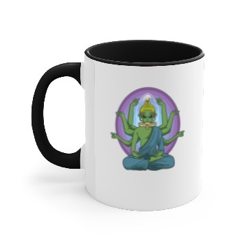 Discover Alien Alien Buddha Accent Mugs