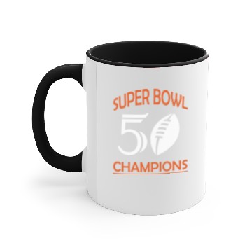 Discover super bowl 50 Accent Mugs