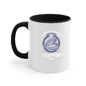Discover Hunting Beaver Hunter Trapping Accent Mugs