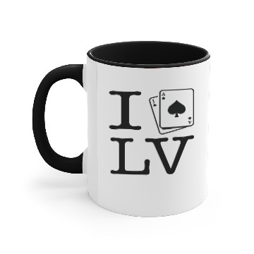 Discover Las Vegas Blackjack Accent Mugs