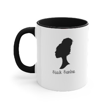 Discover Black Barbie Accent Mugs