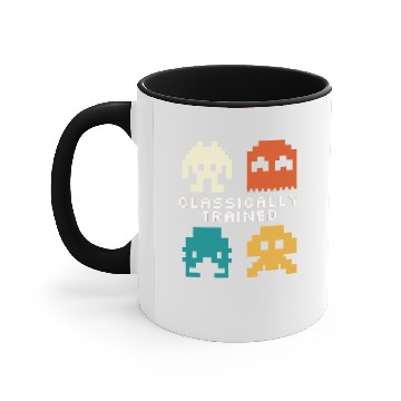 Discover Classically Trained Vintage Retro Gaming Accent Mugs