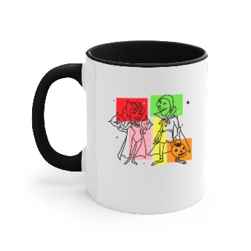Discover WandaVision Wanda And Vision 50s Accent Mugs